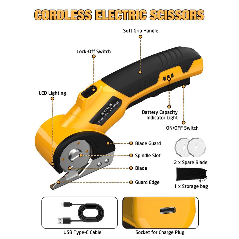 Cordless Electric Scissors